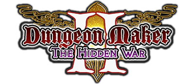 Dungeon Maker II The Hidden War logo for PSP